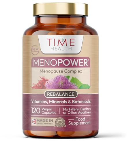 MenoPower® – Pre & Post Menopause Complex – 4 Months’ Supply – with Hops Extract, Magnesium, Red Clover, Saffron, Fenugreek, Lemon Balm, Folate & B12 - UK Made - GMP - Additive Free - Vegan