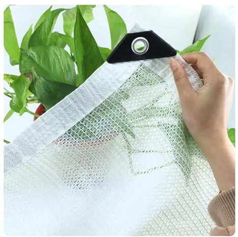 50% Tela de Sombra para Invernadero, Bloqueador Solar de Malla para Huertos, Viveros y Suculentas 2×3.0m 2X6.0m 3×3.0m 3×4.0m 3×5.0m Lavable y Resistente al Desgarro(10'x13'(3x4.0m))