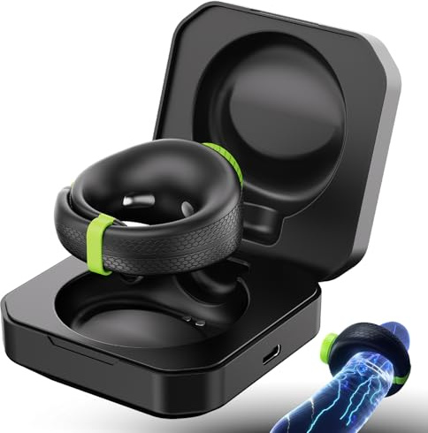 Elektro Shock Penisring zur Elektrostimulation, Penisring Sex Spielzeug für die Paare Extrem Sex, 10 Vibrationsmodi, 6 Strommodi, Penis Ring Erotisches Sex Spielzeug