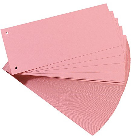 Herlitz Trennstreifen, Rosa, 100 Stück