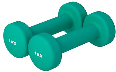 GORILLA SPORTS® Neopren Kurzhanteln 0,5–5 kg, 2er Set oder 31-kg-Set | Rutschfeste Gymnastikhanteln mit abgerundeten Kanten; Hanteln, Gewichte, Hantelset, Dumbbells, Hantelbaum, Kurzhantelständer