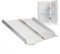 Wiltec Rampe d'accès pour Fauteuil roulant Pliable en Aluminium 62 cm Charge 270 kg 620 x 730 x 50 mm Couleur argent Rampe Mobile Poignée Valise Rampe handicapé Aide à la mobilité Seuil Porte