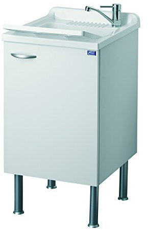 Negrari 6006SK Lavatoio Lavapanni in Nobilitato Idrofugo, L45 x 50 x 85H cm, Bianco