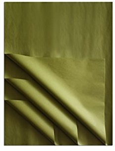 Karten dozio – Seidenpapier Grün Salbei – 50 Blätter a conf. – F. TO cm 76 x 100 – 21 gr/qm
