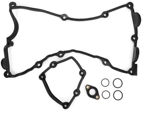 KIMISS Valve Cover Gasket Rocker Cover Gasket Set M54 Valve Cover Gasket Engine Valve Cover Gasket Set for E87 120i E46 318i E90 320i X3 N46 N42 OE 11120032224 11120028033