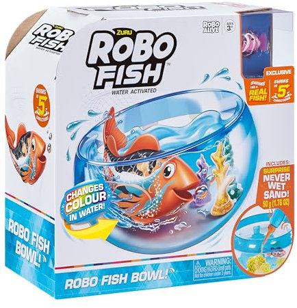 Robo Fish Schwimmender Roboterfisch - Haustier im Aquarium Spielset