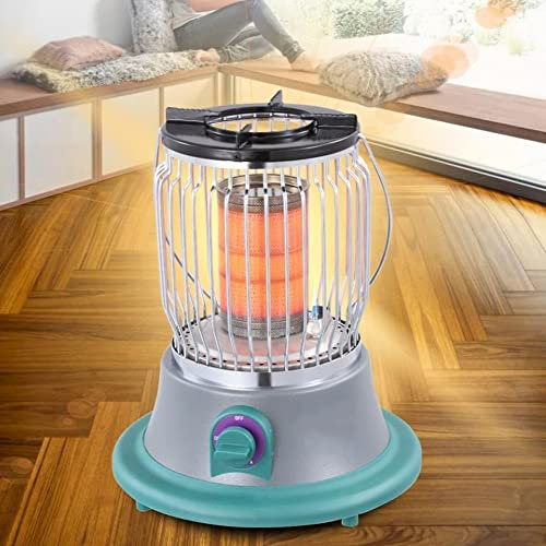 YKYR Chauffage À Gaz Extérieur, Réchauffeur À Gaz De Camping Portable avec Poignée, Chauffage Au Gaz Compact, pour La Pêche, Chauffage De Terrasse (Color : Orange Natural Gas Type)