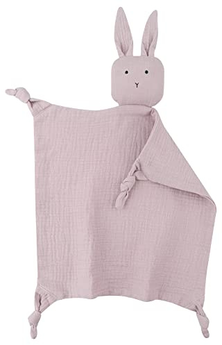 Surakey Baby Schnuffeltuch Hase Kuscheltuch Mädchen und Jungen Babyspielzeug,Schmusetuch und Stofftier Hase,Schnuffeltuch Kuscheltuch Musselin Baumwolle Babydecke Komfort für Neugeborene Babys
