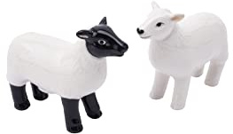 CGB Giftware | Sheep Salt and Pepper Shakers | Farm Animal | Kitchen Table Top Accessory | Gift Box | Gift for Home | Loft Range | GB06782