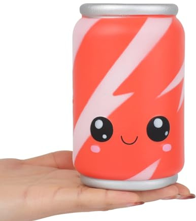 Anboor 10 cm Squishies Toy Red Can Kawaii mjuk leksak långsamt delad Squeeze Cola Squishy stressminskning för barn och vuxna leksaker
