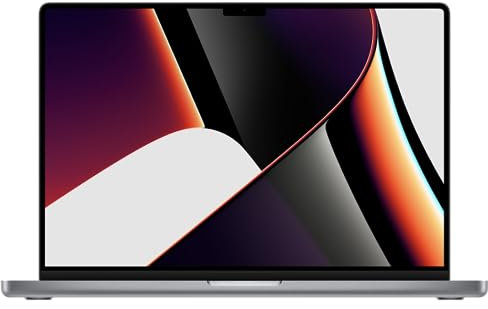 2021 Apple MacBook Pro mit Apple M1 Max Chip (16-Zoll, 64GB RAM, 1TB SSD) (QWERTY USA) Space Grau (Generalüberholt)