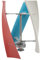 Windkraftanlage Vertikale, 450W Keine Geräusche Vertikalachse Windturbinengenerator mit Controller, Windturbine Windrad Stromerzeugungfür Heimgebrauch