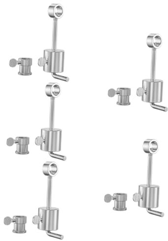 Milisten 5sets Stainless Steel Rotisserie Spit Weight for Electric Grill Rotisserie Spit Rod Stop Ensuring Balance during Chicken Roasting Bbq Grill Rack