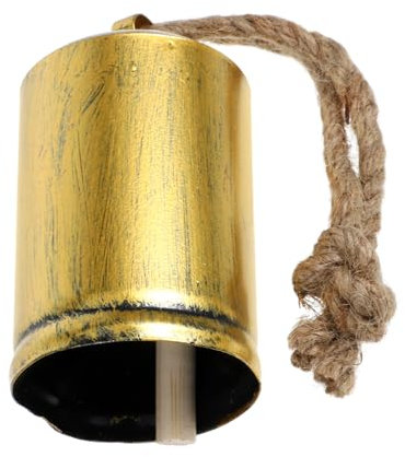 OHPHCALL Vintage-kuhglocken Hängend Rustikale Glocke Mit Seil Dekorative Kuhglocke Für Party Wandbehang Hängende Glocke Für Festivität Vintage Stil Einfach Zu Verwenden Wiederverwendbar
