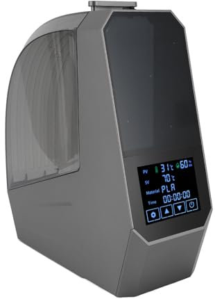 PUSOKEI Filament Trockner für Space Pi, Filament Aufbewahrung, 3D Drucker Filament Trocknerbox, Doppelte 360° Beheizte Trocknung mit Lüfter und 3,7 Zoll Touchscreen, 3D Filament