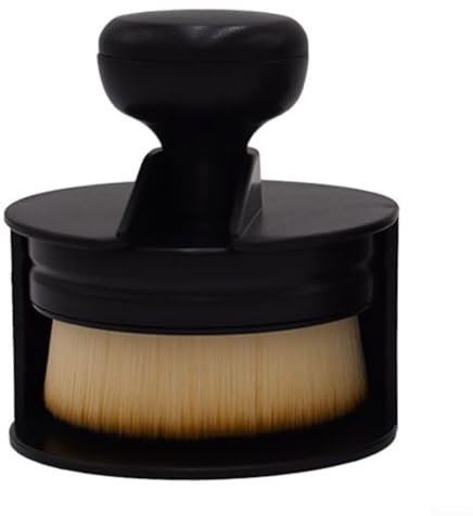 EXTRWORY Spazzola per la pulizia dei dischi in vinile, antistatica, in fibra di carbonio, elettroconduttiva, per rimozione della polvere per album LP e restauro, piccola, colore nero