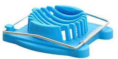 1 PCS Random Color Home Utensil Manual Kitchen Cooking Tools Egg Slicer Cutter Food Chopper Stainless Steel Professional