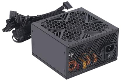 Bloc d'alimentation pour PC de jeu 550 W/650 W/750 W avec ventilateur FDB silencieux de 120 mm efficace