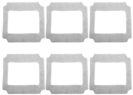 ZWFYJEWU 6 Almohadillas De Fregona Compatibles con Liectroux YW910, Robot De Limpieza De Ventanas, Paño De Fregona, Trapo De Limpieza, Toalla Y Paño For El Polvo.