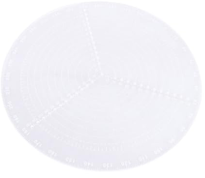 LIFKOME Buscador Central Acrílico para Carpintería y Torneado de Madera, Herramienta Precisa para Cuencos y Círculos, Alta Definición y Buena Transmisión de Luz