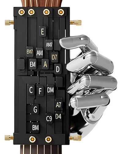Guitar Learning Tools – Anfänger-Friendly Chord Trainer & Übungshilfe | Wear-Resistent, vielseitig einsetzbar, für einfaches Lernen | Ideal für Erwachsene und Kinder