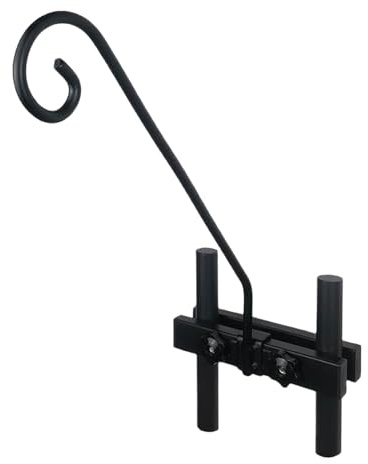 Qaonsciug Deck Railing Plant Hanger Decorative Hook Bird Feeders Hanger Balcony Heavy Duty Fence Deck Rails Outdoor Balcony Decorative Hook