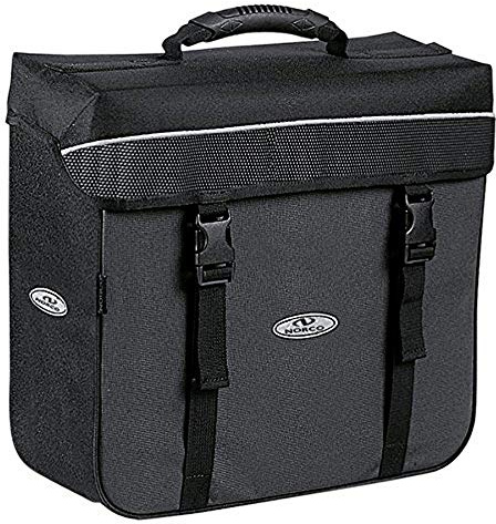 Norco Fahrradtasche Orlando City Boxz, Schwarz, 37 x 34 x 14 cm, 16 Liter, 0204S