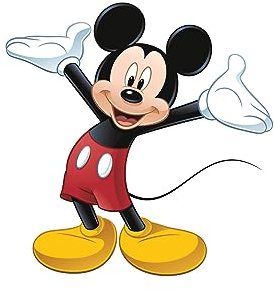 RoomMates Disney Mickey & Friends Mickey Mouse Peel & Stick Giant Wall Decal , RMK1508GM