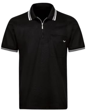 Trigema Herren Trigema Poloshirt mit Reißverschluss Poloshirt (1er Pack)