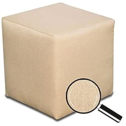 Best For Home Sitzwürfel Sitzhocker – Weich, stabil & kompakt | Belastbar bis 300 kg mit hochwertigem Polstermaterial, kompakten Maßen von 40×40x40 cm und modernem Design für das Wohnzimmer