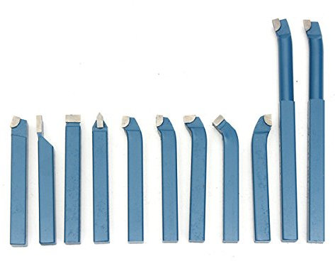 EsportsMJJ 11Pcs Hartgelötete Hartmetall-Drehmaschine Drehen Werkzeug-Set 12X12Mm Vierkant Schaft Drehmeißel Bit Set