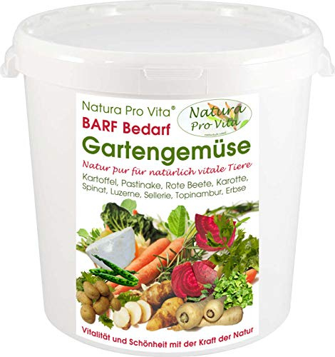 Natura Pro Vita Gemüsemischung Barfgemüse Hund glutenfrei getreidefrei natürlicher kalorienarmer Gemüsemix aus deutschem Anbau Natur pur ohne Chemie nährstoffreiche Barf Ergänzung Gartengemüse 2kg