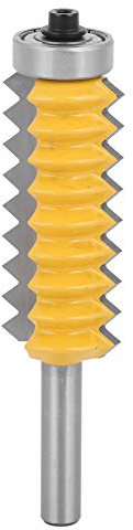 Eujgoov 8 Fresa per la Lavorazione del Legno con Gambo Linea Ondulata Tipo di Rotaia Fresa Coltello per Lavorazione del Legno(Woodworking Cutter 8 x 55)