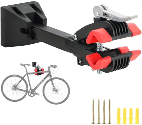 DASBET Supporto per Riparazione Bici per Bicicletta, per Garage o casa, Pieghevole, da Appendere al Muro