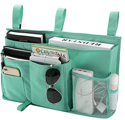 Bseash Etagenbett Veranstalter, Bettseite Cody hängenden Bett Veranstalter Aufbewahrungstasche 8 Taschen, für College Dorm Zimmer Bett, Krankenhaus Bett, Baby Bett Schienen, 600D Oxford Cloth