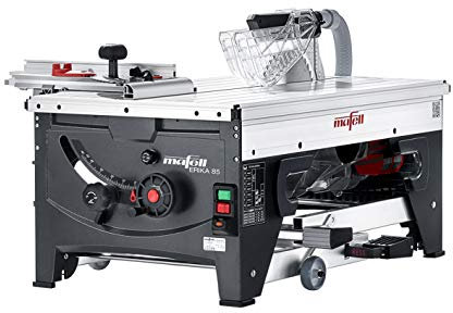MAFELL ERIKA 85 Unterflur-Zugsäge (2500 Watt Leistung, 85 mm Schnitttiefe, Zusammenklappbares Untergestell, Inkl. Anschlaglineal und Ersatzsägeblatt mit 60 Zähnen)
