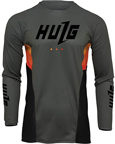 Herren-Radtrikots, T-Shirt,Fahhradtrikot MTB Rennrad Trikot,Motocross-Jersey Langarm | MX Enduro | Atmungsaktiv |
