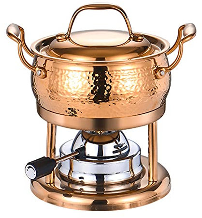 KELUNIS Chafing Dish Buffet Set, Professionale Chaffing Piatti Acciaio Inox con Coperchio e Supporto Carburante per Catering Rolling Buffet Servers e Scaldabagni/Rose Gold