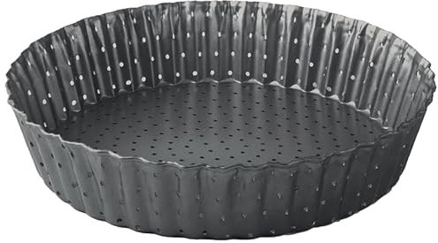 Space Home - Stampo Crostata - Teglia per Quiche e Crostata Alto - Stampo Crostata Fondo Amovibile - Stampo Crostata Furba con Fondo Removibile - Stampo Furbo Crostata 20 cm