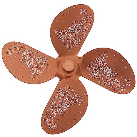 MUCKLILY Kaminlüfterblätter Aus Aluminiumlegierung Thermisch Betrieben Leise Und Langlebig Als Zubehörteil Für Kaminventilatoren Geeignet