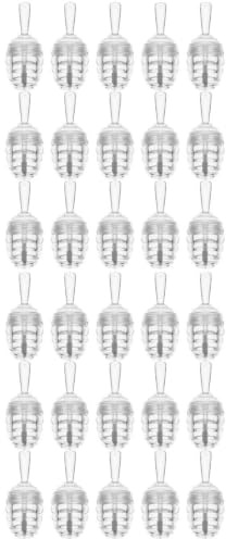 Healvian 30pièces Tubes à Lèvres Forme De Pots De Miel Contenants Transparent Pour Gloss à Lèvres Flacons Pour Échantillons Et Stockage