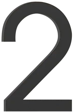 Cozylkx Numeri Civici in Acrilico 3D per Esterni, Numeri per Porte da 10 Cm, Adesivi per Numeri di Indirizzo, Decorazioni da Parete per Casa, Cassetta Postale, Ufficio