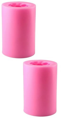 Lurrose 2 Stück Silikonformen Zur Kerzenherstellung Baumkerze DIY Kerze Weihnachtsnachtkerze Kerzenformen Stolz Brillenrahmen 3D Nelkenkerze Rosig