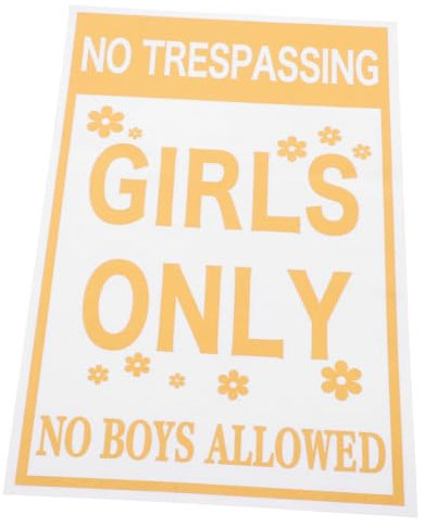 OFFSCH Door Stickers for Girls Wall Decor Bedroom Dressing Sign Bathroom Rest Supplies Adorable Girls Cave Decor