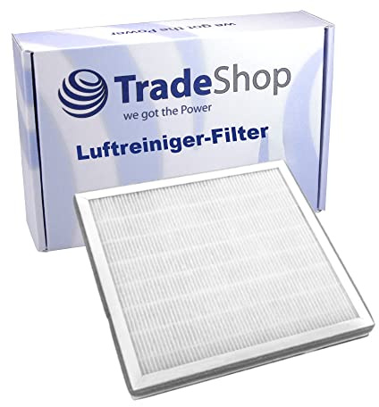 Trade-Shop filterset underhållssats (förfilter HEPA-filter aktivt kolfilter) kompatibel med Beurer LR200 LR-200, LR210 LR-210 ersätter 660.04/luftrenare lufttvätt