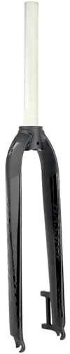NBTRXWAFR Fourche De Vélo VTT 26/27,5/29 Pouces, Fourche Rigide en Alliage D'aluminium/Tube Droit 28,6 * 250 Mm/Ouverture 100 Mm/Longueur Totale 700 Mm/Vélos De Montagne Adaptés,Noir,26inch