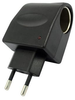 Adaptateur De Prise De Voiture 12V | Adaptateur Allume-Cigare De Voiture Onvertisseur AC/DC 220V avec LED - Accessoire Auto Portable pour Camping Voyage Compatible avec Les Appareils