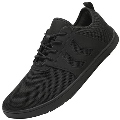 Zapatos casuales para hombre, con forro de malla, cómodos zapatos para caminar, antideslizantes, con cordones, zapatillas de trabajo de caña baja, atléticas, de ajuste ancho, ligeras, versátiles