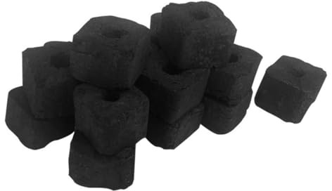 FONDOTIN 1bag Natural Bbq Charcoal Briquettes Firelighters for Barbecue Portable Barbecue Briquettes Charcoal Bbq Outdoor Cooking