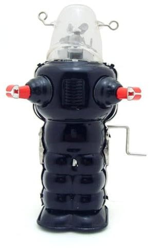 AYUNJIE Wind Up Toy MS207 Space Robot Tin Toy Adult Collectible Toy Creative Gift Vintage Collectible Kids Gift For Boys Girls Parent-Child Interaction